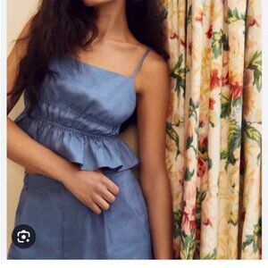 Reformation Pollie Sleeveless Crop Top